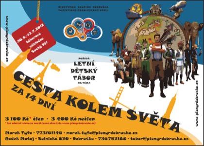 Plakát Cesta kolem světa 2012